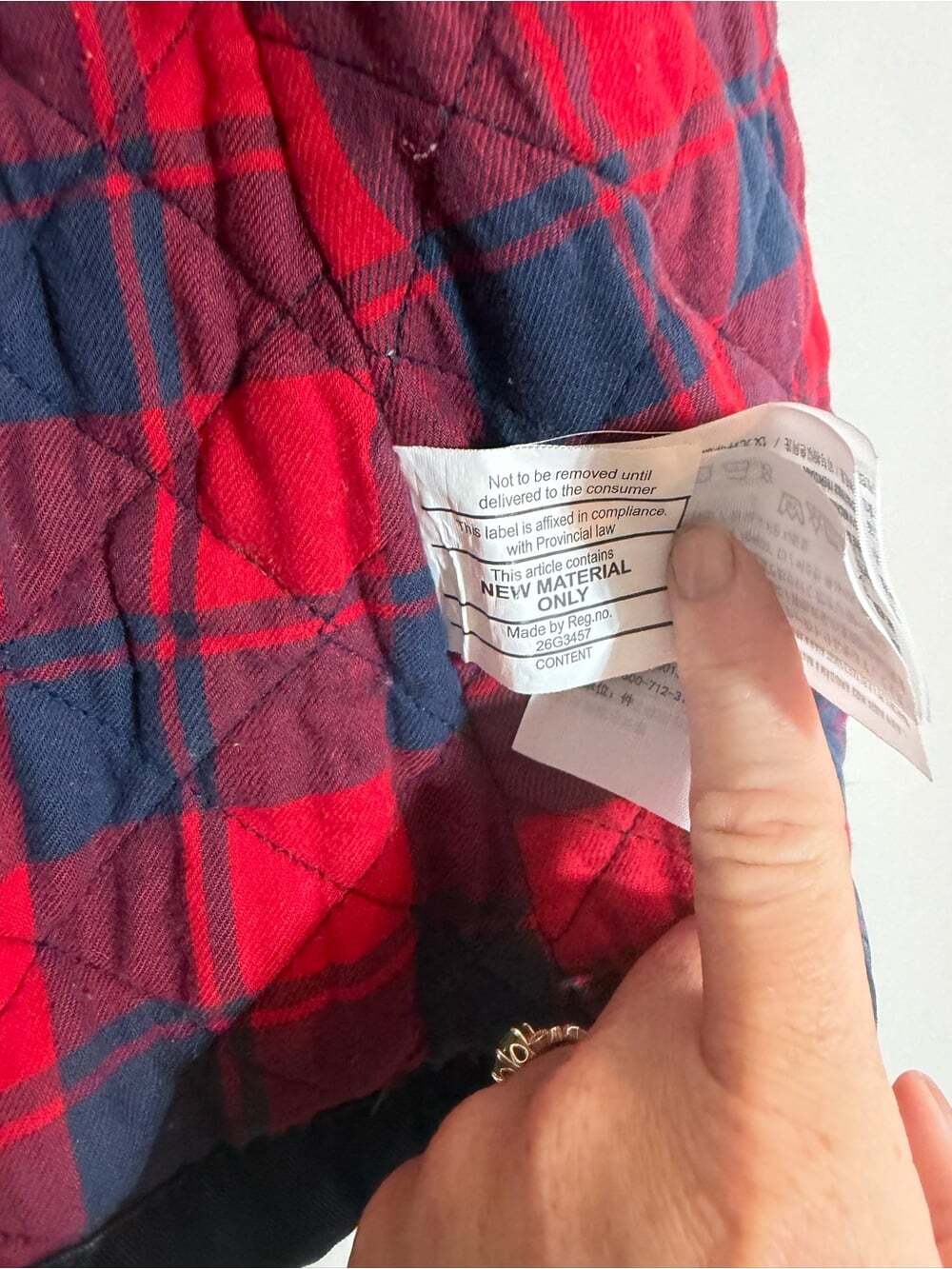 Hollister Navy Plaid Lined Utility Hooded Jacket Women’s Small - Picture 7 of 11